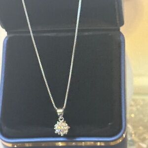 NIB Moissanite 1 Carat GRA Certified Necklace.